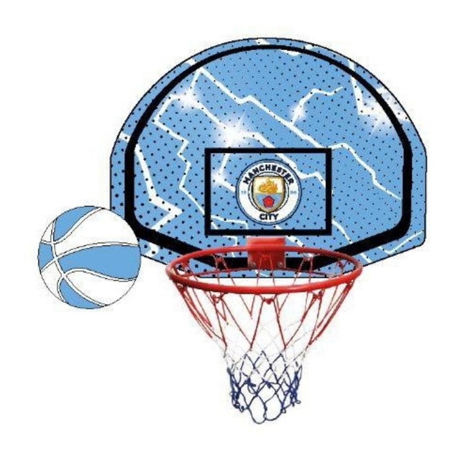 Manchester City FC Mini Basketballkorb-Set One Size