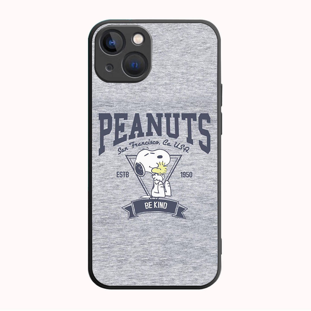 B-87 Super Snoopy Schwarze Hülle für Samsung S24 S23 S22 S21 S20 FE S10 Lite Ultra S7 S8 S9 Plus A05S A11 A12 A13 A15 A22 A24 A25 A32 A52 A71 5G Samsung S23 gelbbraun