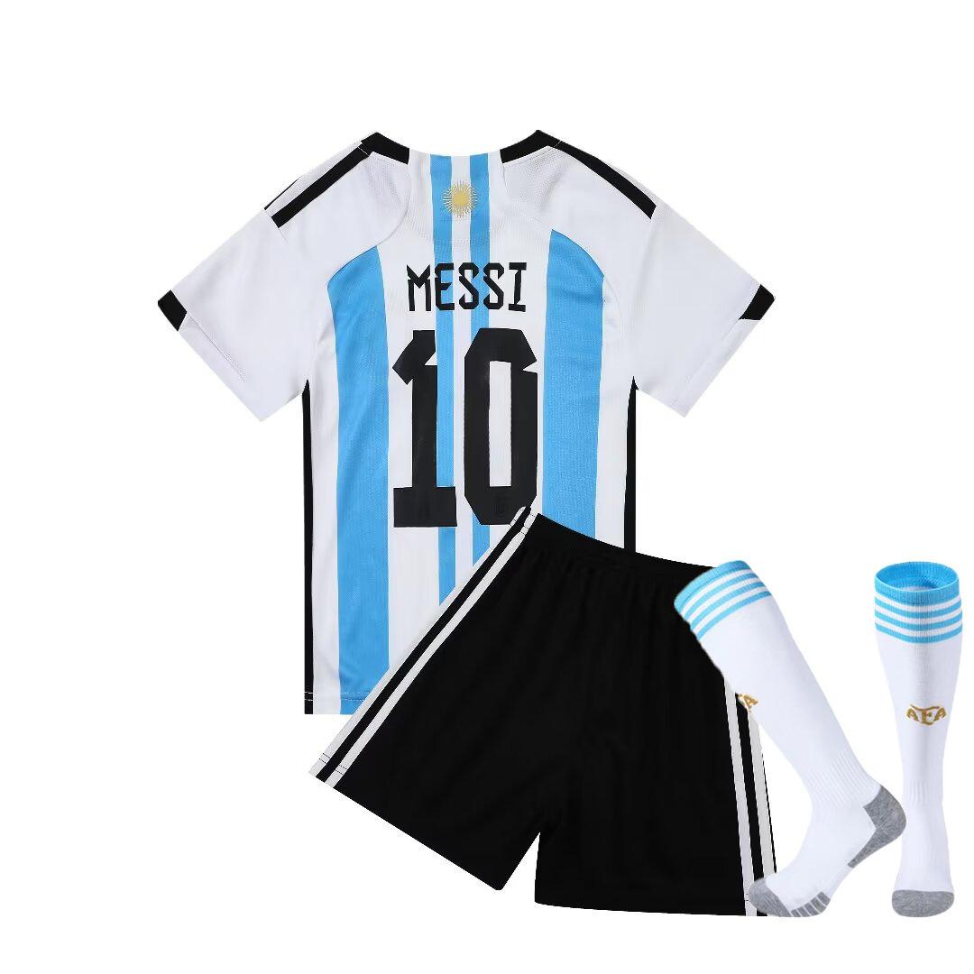 22-23 Argentinien Heimtrikot Nr.. 10 Fußballtrikot Kinder Erwachsenen Trikot Kinderkleidung Größe 16-2XL 22 yards/130