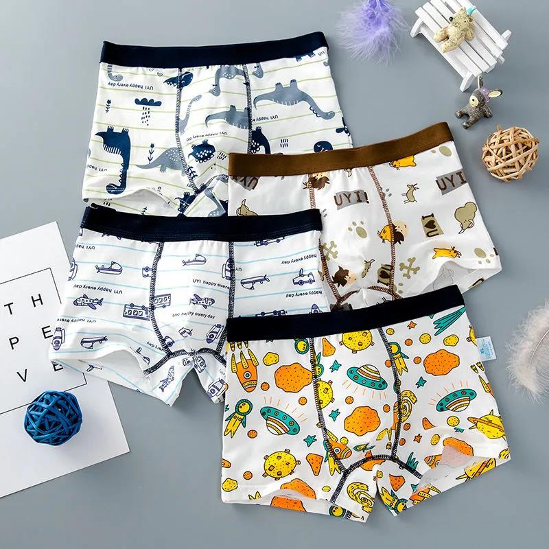 Kinder Unterwäsche Jungen Höschen Baumwolle Boxer Kinder Slips für Jungen Shorts Baby Höschen Kinder Unterwäsche S