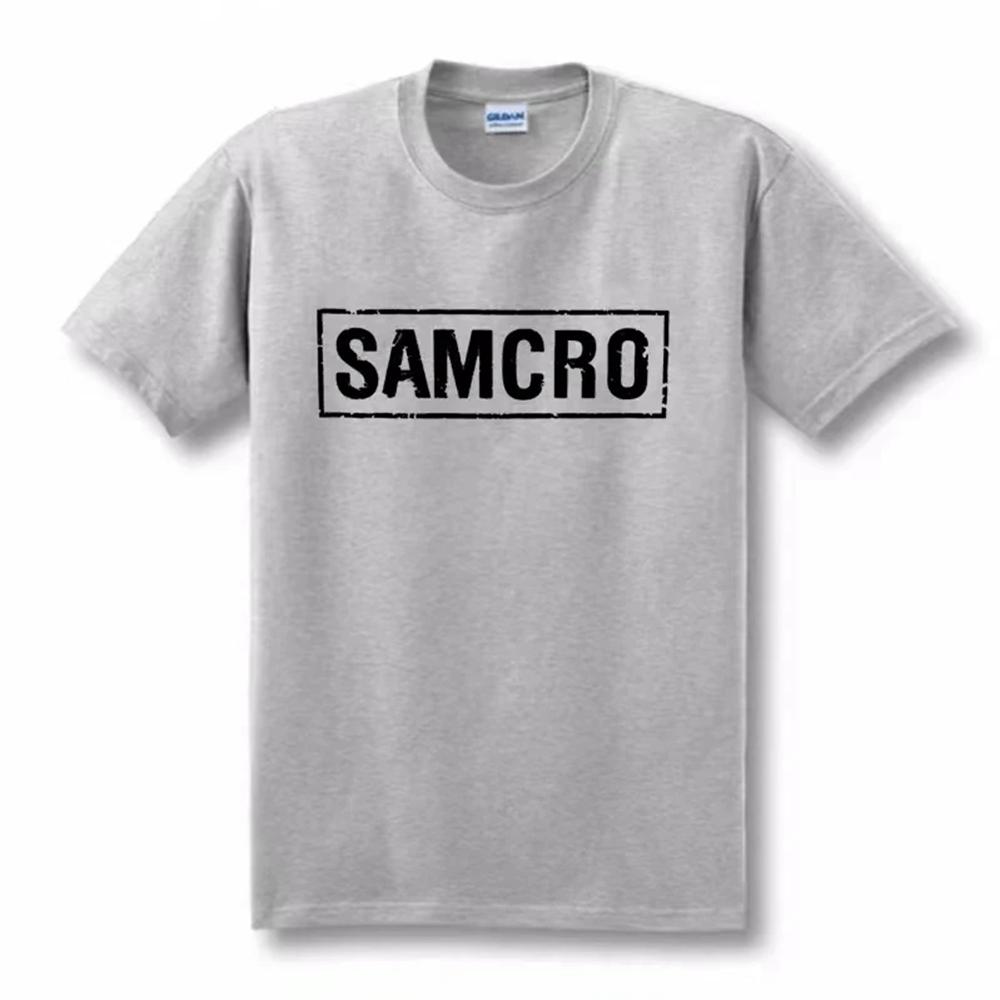 Sons of Anarchy SAMCRO Print T-Shirt Männer Frauen Trend Hip Hop Rock Übergroßes Kurzarm-T-Shirt Baumwolle T-Shirts Kleidung Tops 65051 XXXL