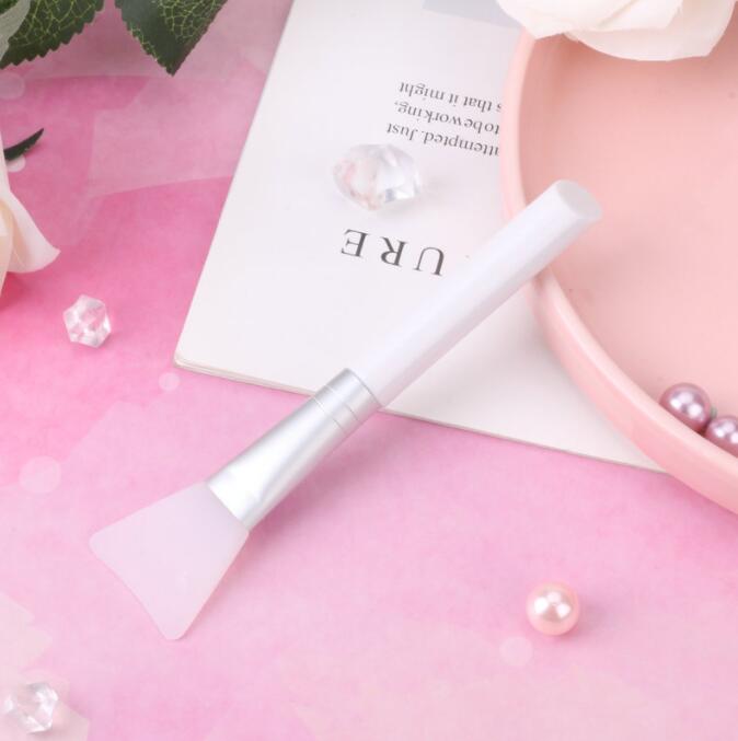 1 PCS/viel Langlebige Haut Gesichtspflege Schönheit Silikon Pinsel Professionelle Make-Up Pinsel Sauber Make-Up Pinsel Rühren Bar 1pc weiß