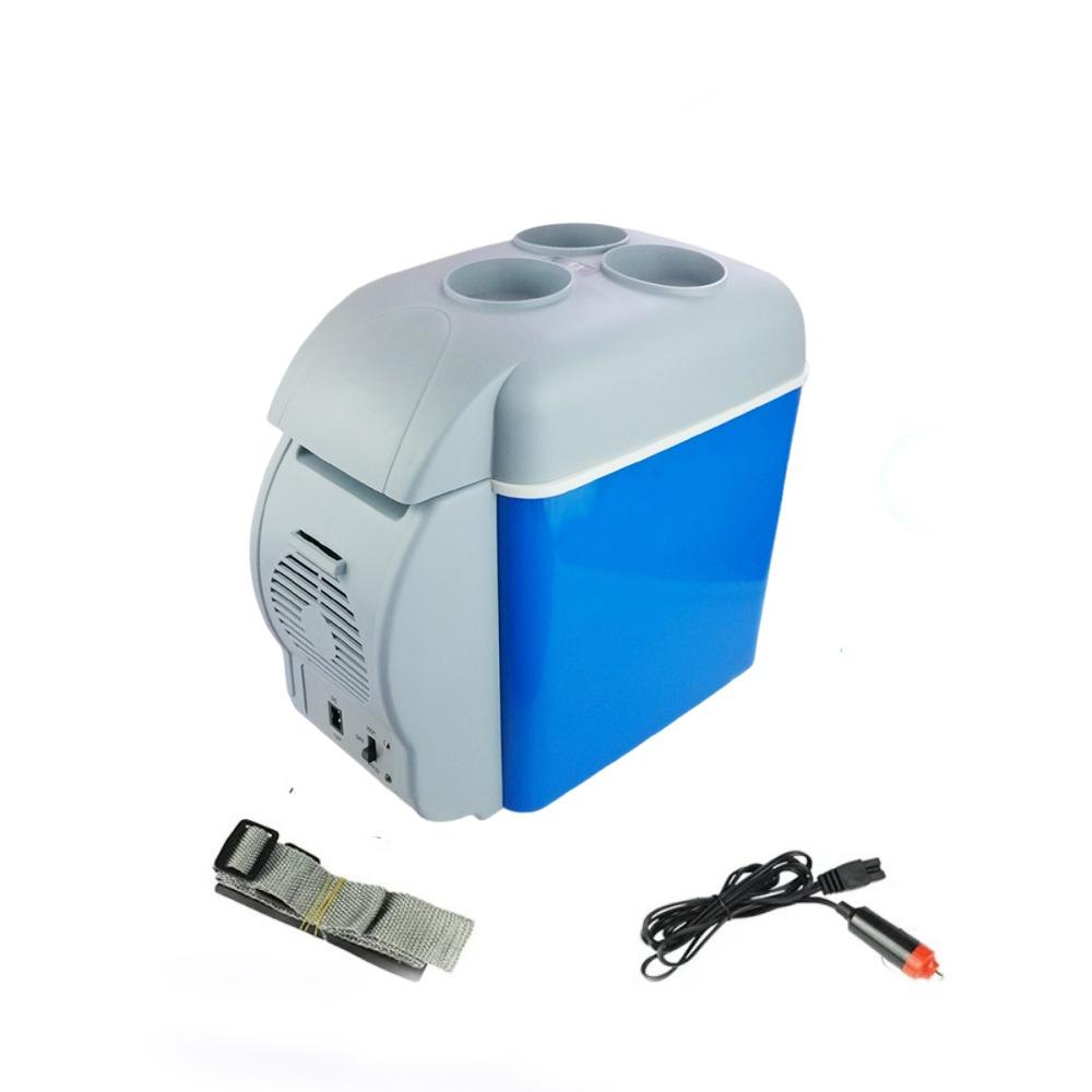 12V Auto-Kühlschrank Eisbox 7,5 Liter Fassungsvermögen Auto-Kühlschrank Auto Mini-Kühlschrank Auto Fahrzeug blau