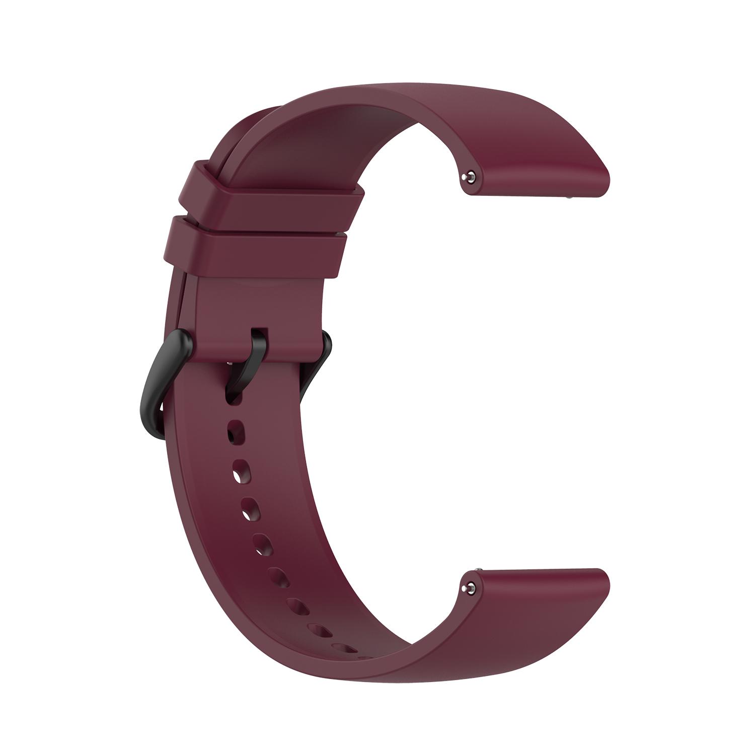 20mm 22mm Uhrenarmband für Huawei Watch GT 3 GT3 GT2 42mm 46mm Silikonarmband für Huawei Watch 4/3/3 Pro 20mm wein rot