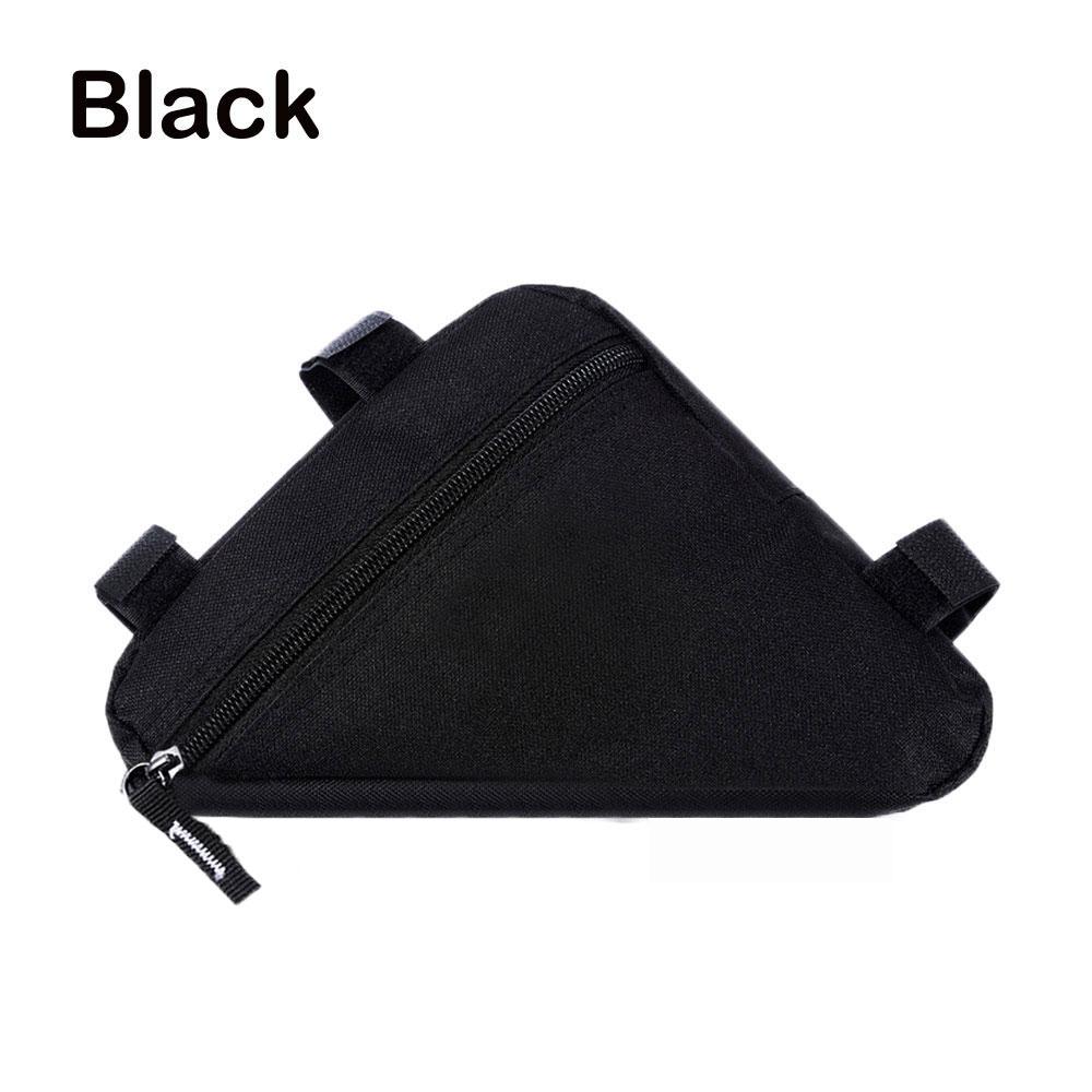 Fahrrad Tasche Vorne Rohr Rahmen Lenker Wasserdicht Radfahren Taschen Dreieck Tasche Rahmen Halter Fahrrad Zubehör schwarz