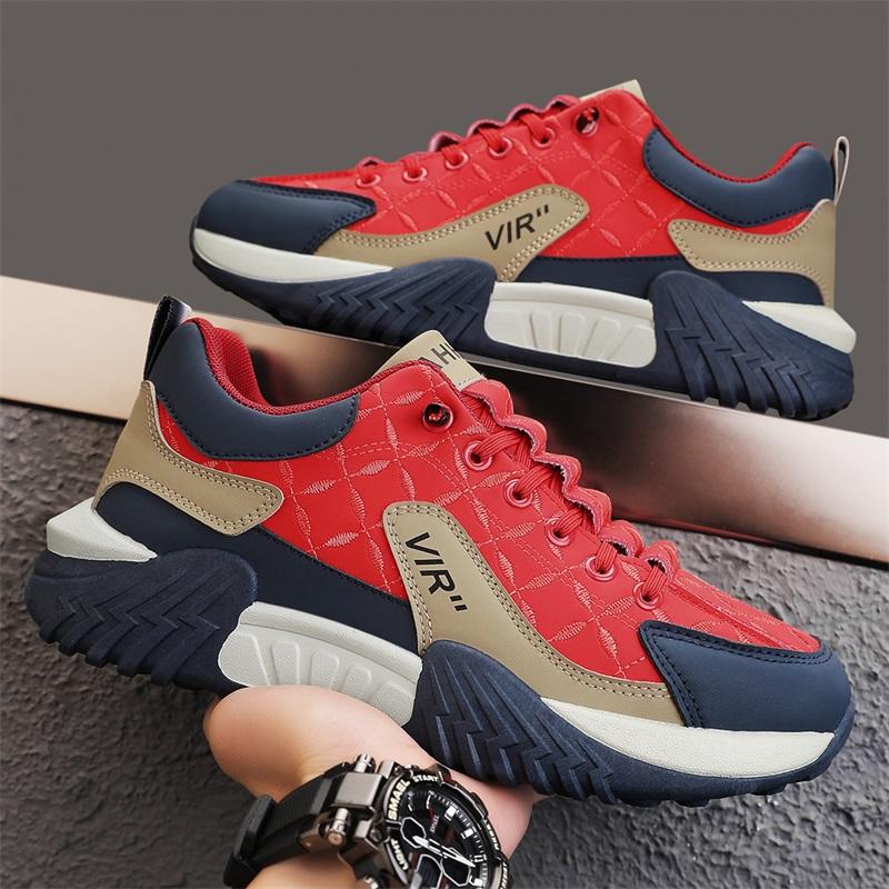 Männer Mode Casual Sport Schuhe Vulkanisierte Schuhe Männer Frühling Mode Turnschuhe Dicken Boden Plattform Casual Schuhe 42