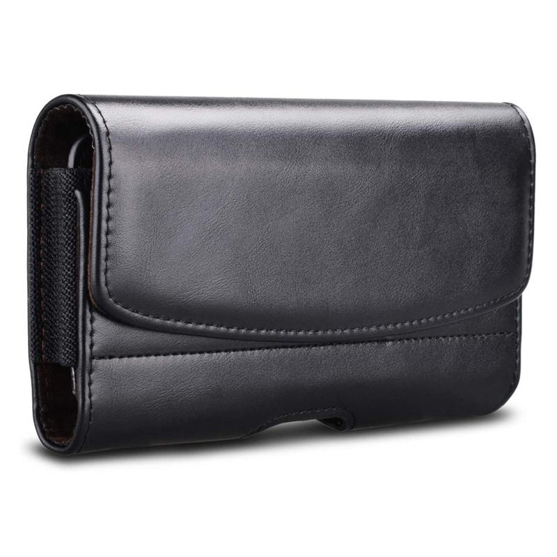 Leder Handytasche für Samsung A73 A53 A33 A43 A23 A13 5G Gürtelclip Taillentasche für Gaxaxy A52S A12 A22 A82 A52 A32 Kartenhalter Brieftasche Tasche Handyhülle For Samsung A53 5G schwarz