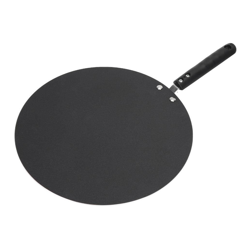 Runde Pfannkuchenpfanne Antihaft Dosa Pfanne Pfanne Gas-/Elektro-/Induktionsherde black