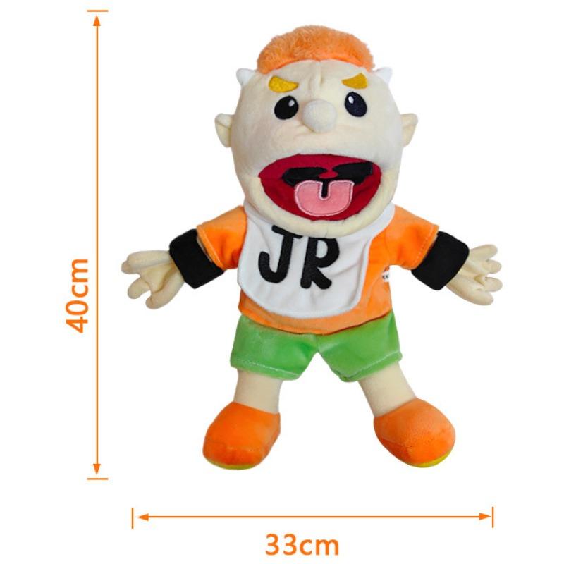 40–60 cm große Handpuppe „Jeffy Boy“, Plüschspielzeug, abnehmbar, weiche Puppe für Kinder, Talkshow, Party-Requisiten, Puppe, Stoffpuppe für Kinder, Geschenk