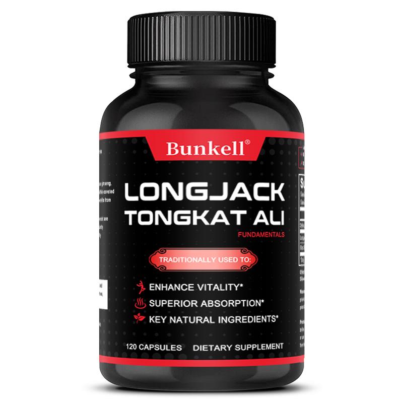 Longjack Tongkat Ali Extrakt 500 mg Nahrungsergänzungsmittel, 120 Kapseln pro Flasche 120 Capsules