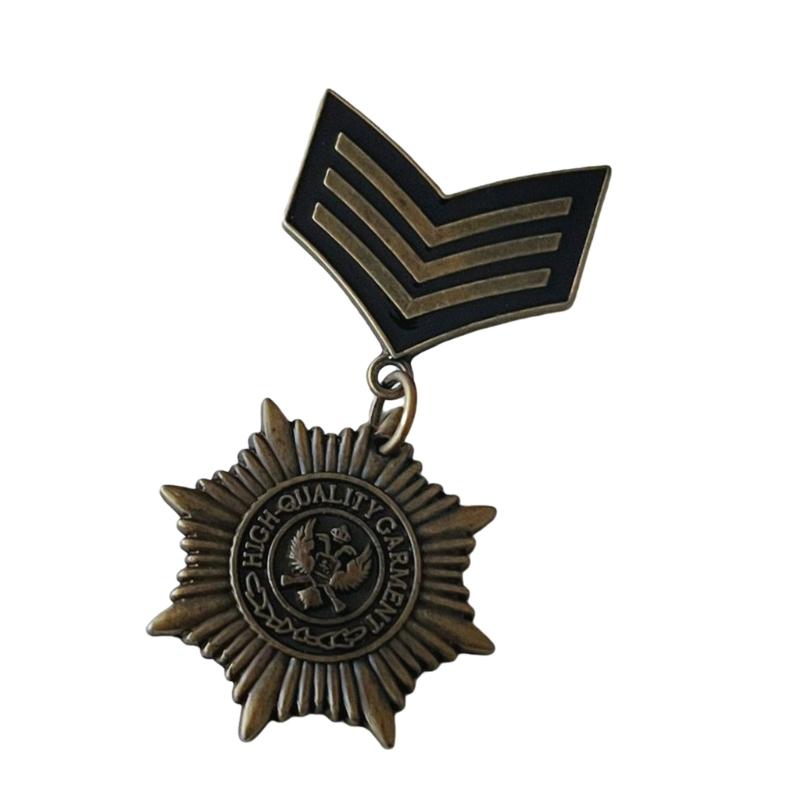 Antikes Kampfsport-Enthusiasten-Abzeichen Historischer Wert Sammlerstück Emblem Abzeichen Metallstift für Kleidung Dekoration