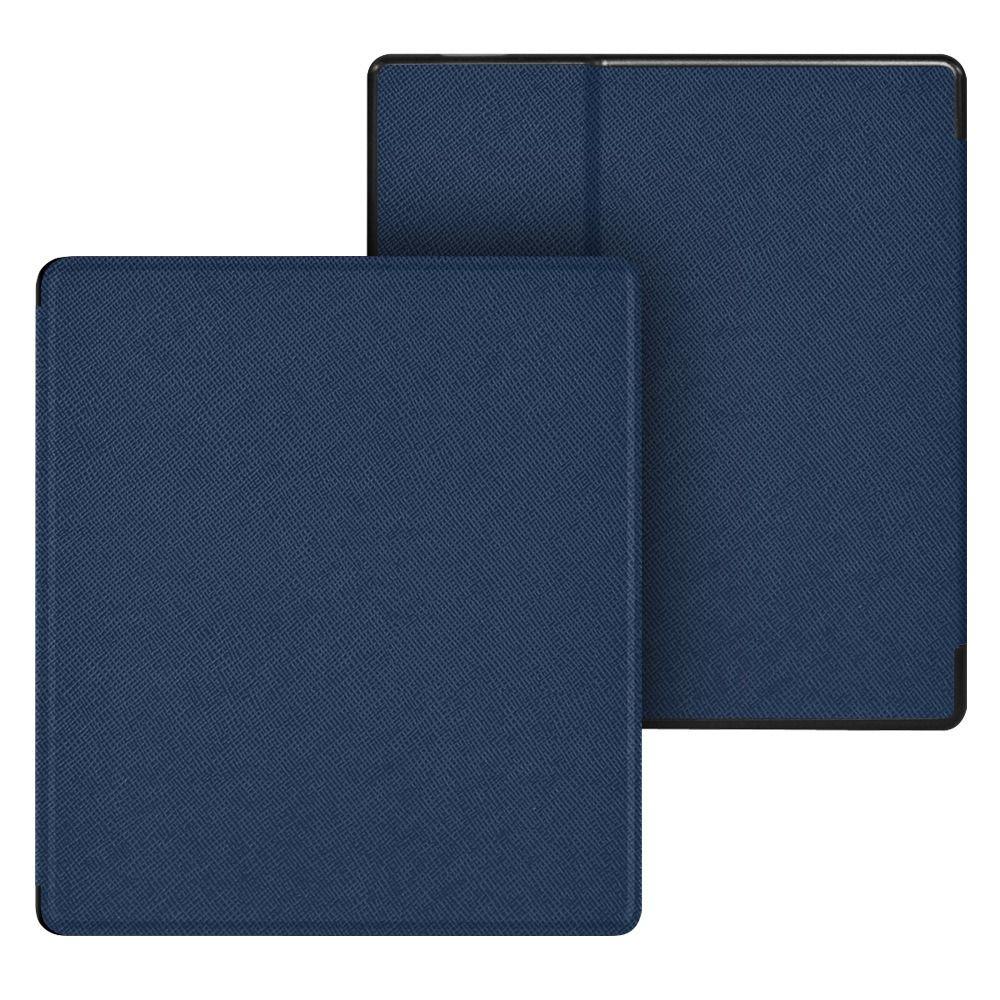 Smart Cover für die 9./10. Generation, PU-Leder, Funda 7 Zoll eReader Folio-Hülle für Kindle Oasis 2/3 dunkelblaue