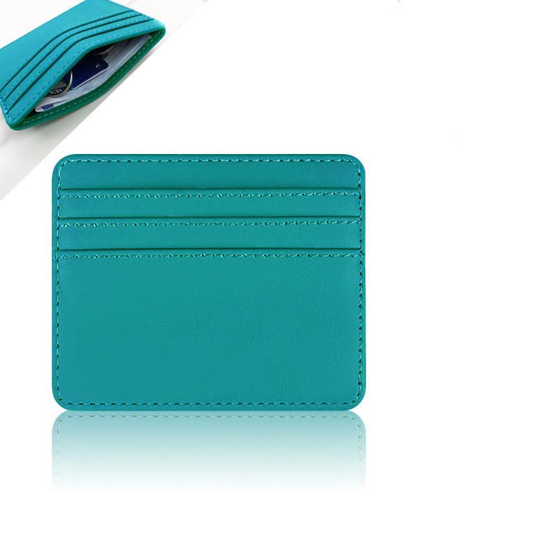 Mode Leder Ultra-dünne Karte Halter Bank Kredit ID Karten Abdeckung Tasche Fall Brieftasche Organizer Dünne Business Bank Karte paket