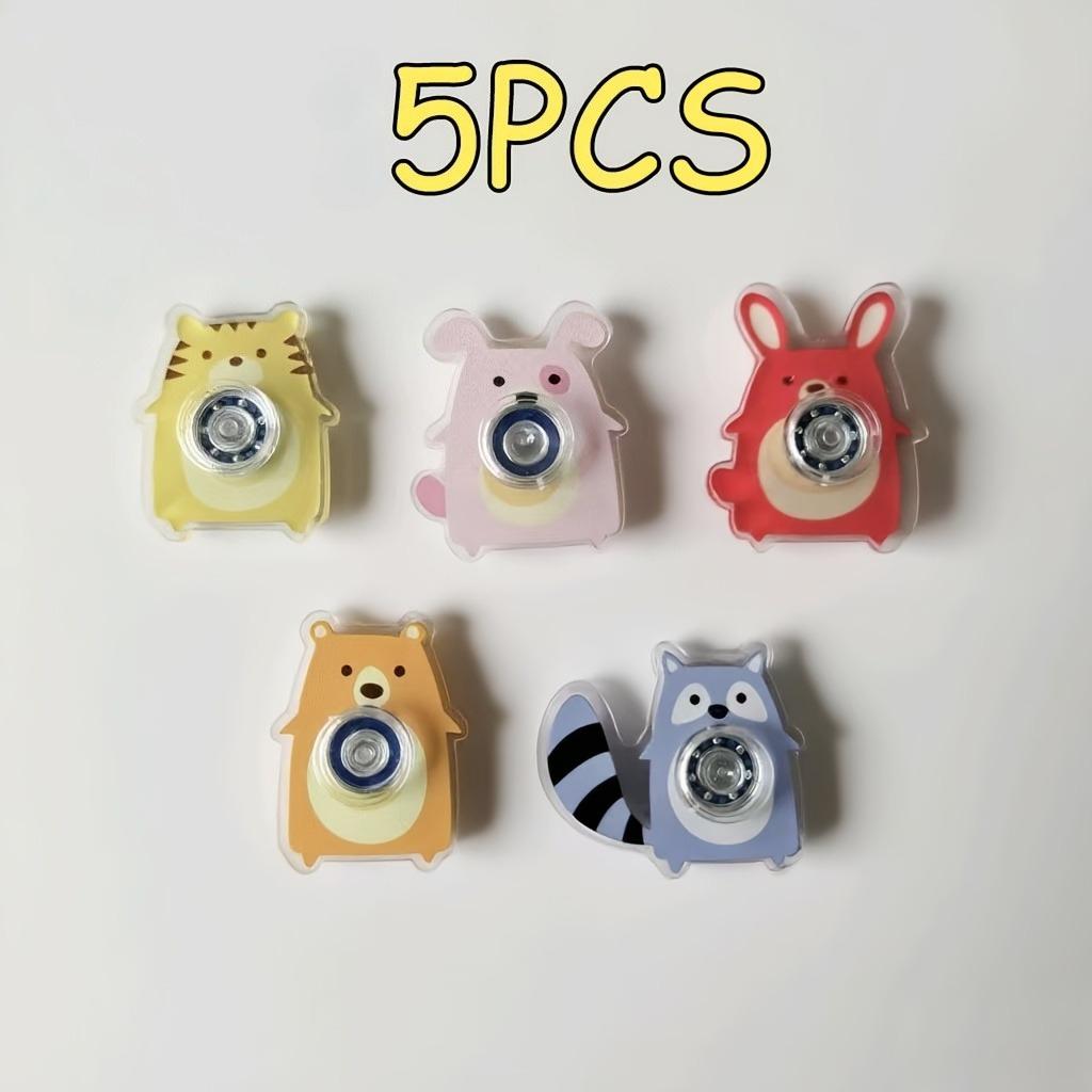 5/15/30 Stück Niedliche Tier Fidget Spinner Langlebige Antistress Rotierende Spielzeuge für Kinder Spielzeug Kaufen Weihnachtsgeschenk Partygeschenk gray