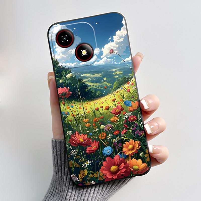 Für ZTE Blade A35e Hülle Luxuriös Niedlich Cool Jungen Mädchen Weich Matt Silikon Rückseite Für ZTE Blade A35e Handy Tasche Hülle BladeA35e ZTE Blade A35e gray