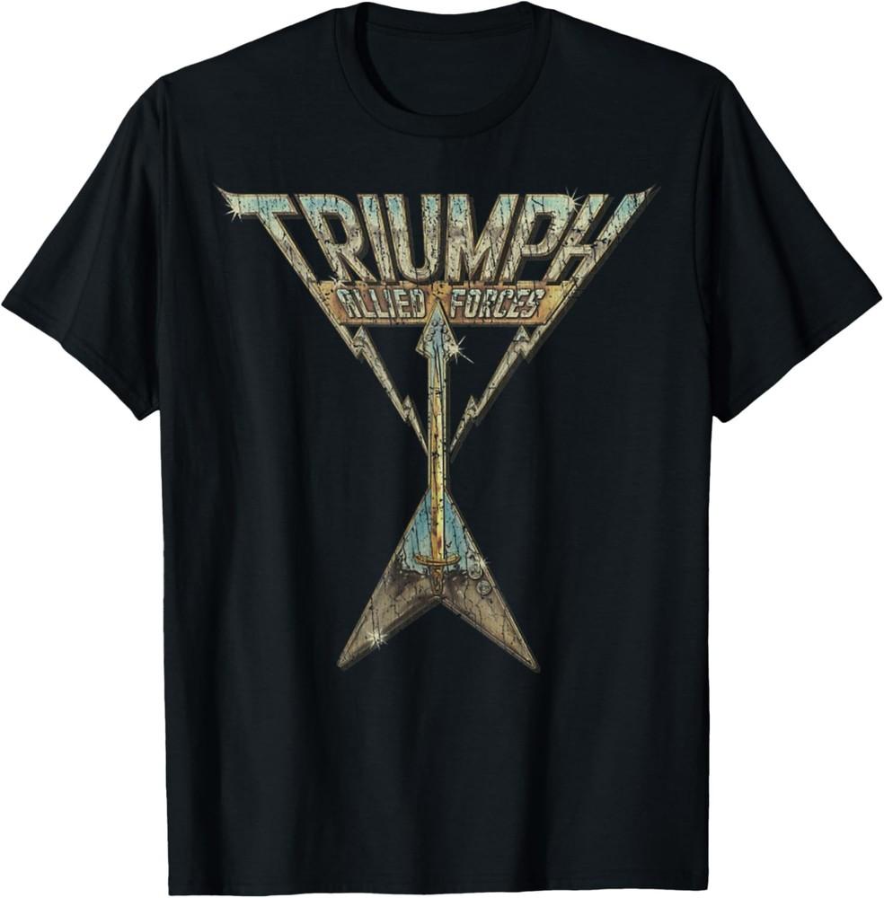 Vintage Triumph Retro Alliierte Streitkräfte Bass Musikinstrument T-Shirt Unisex T-Shirt XL