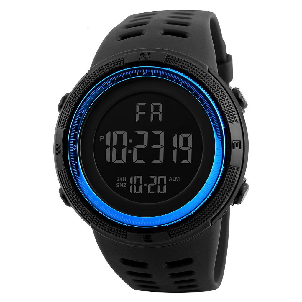 HONHX Luxus Herren Digital LED Uhr Datum Sport Herren Outdoor Elektronische Uhren blau