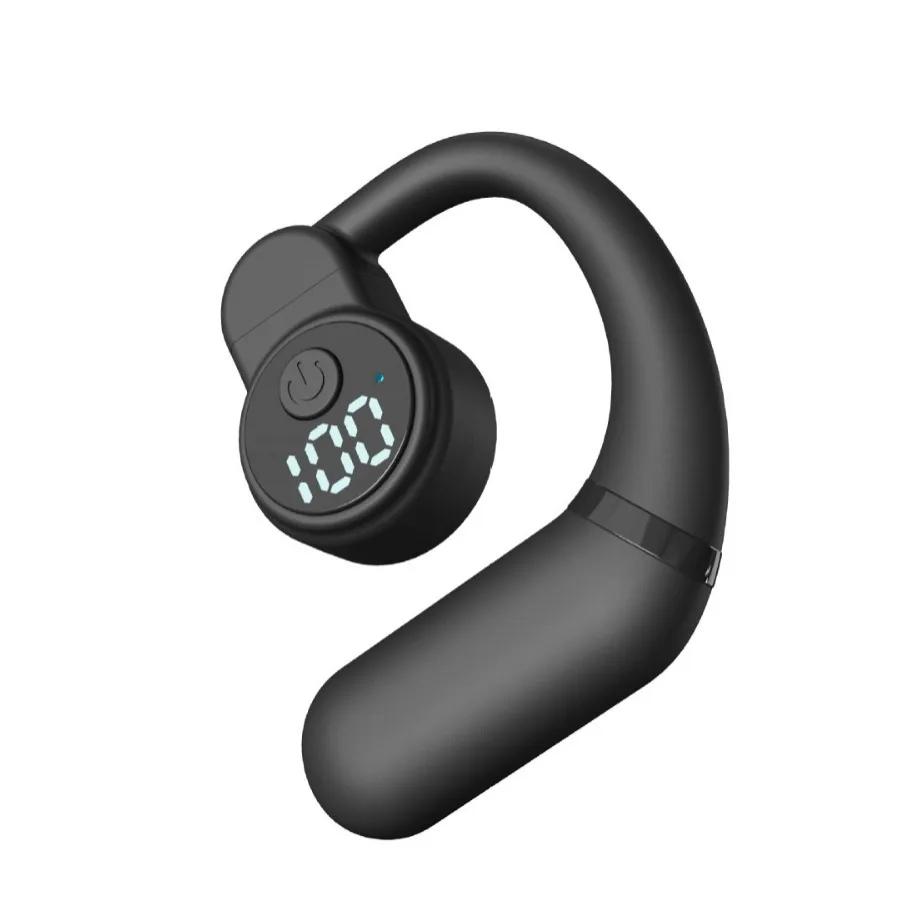 Bluetooth 5.4 Drahtloser Ohrhörer Kopfhörer Ohrbügel HiFi Stereo Geräuschunterdrückung Headset Wasserdichter Ohrstöpsel für Huawei iPhone