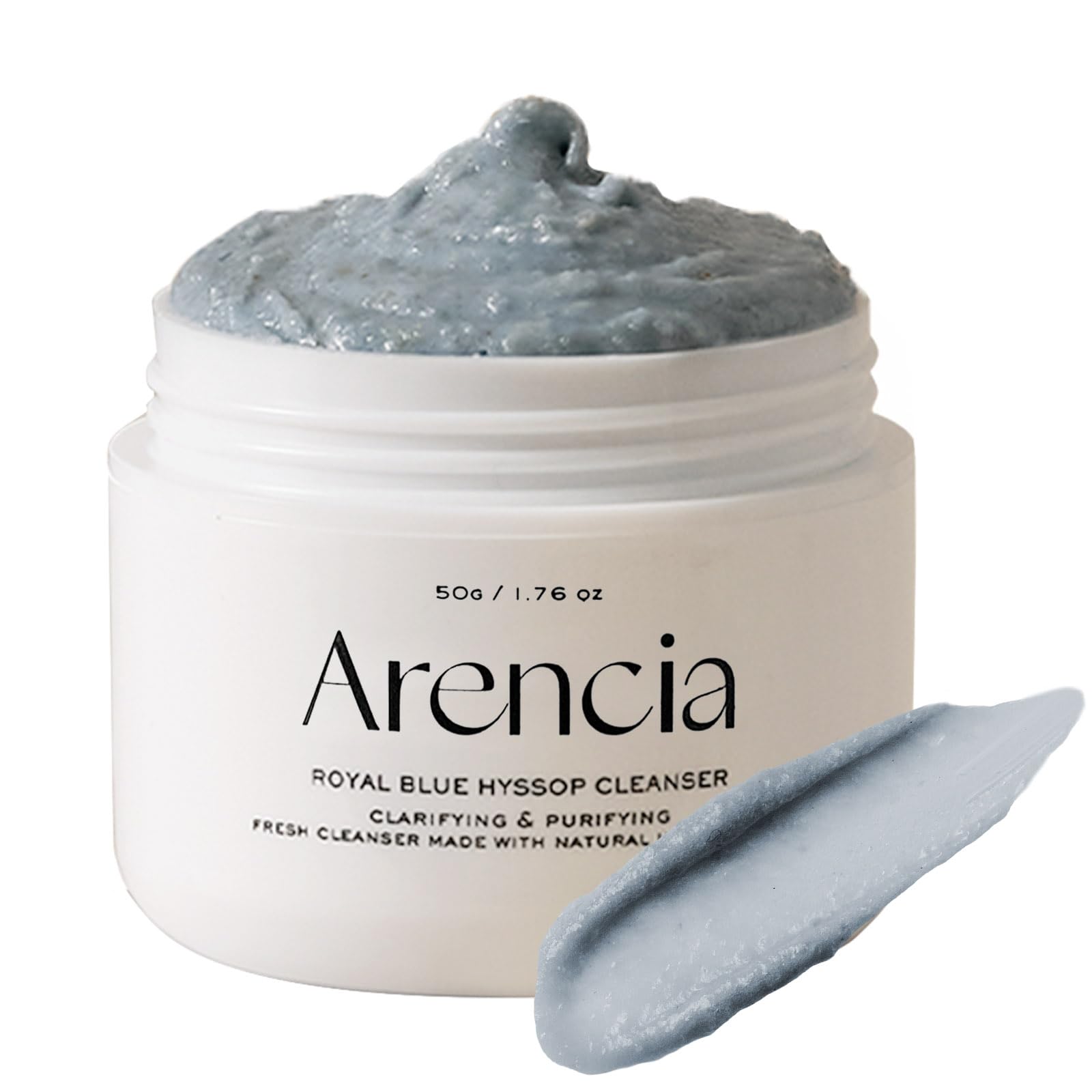 Arencia Fresh Mochi Soap Blue Care  Royal Hyssop  50 g/Korea/Gesichtsreiniger/Feuchtigkeitsspendend/Peeling/Poren