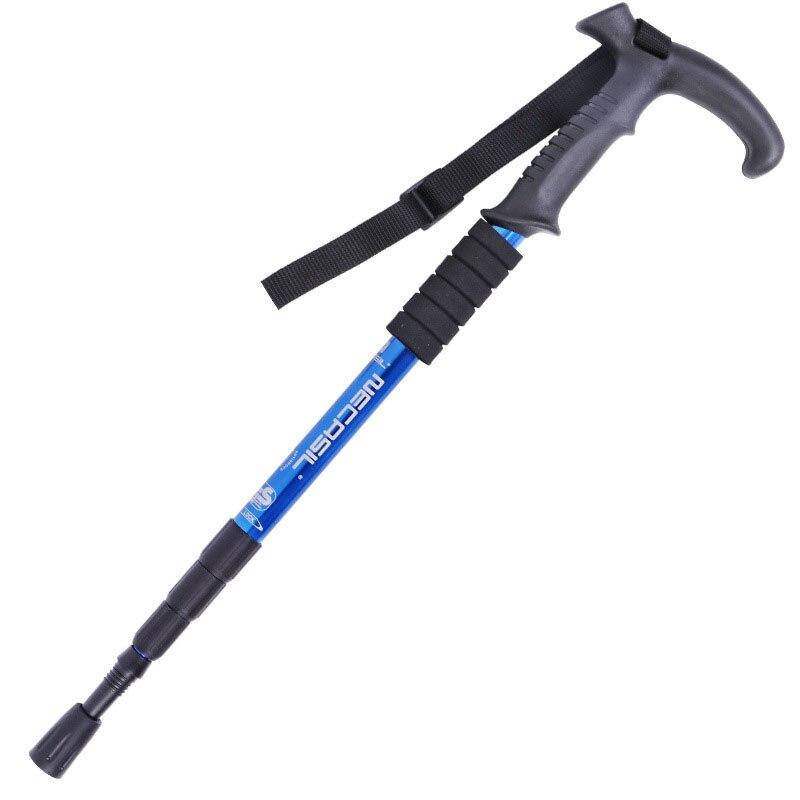 Neue Marke Anti Shock Nordic Walking Stöcke Teleskop Trekking Wanderstöcke Ultraleichte Walking Stöcke Mit Gummi Tipps Protektoren