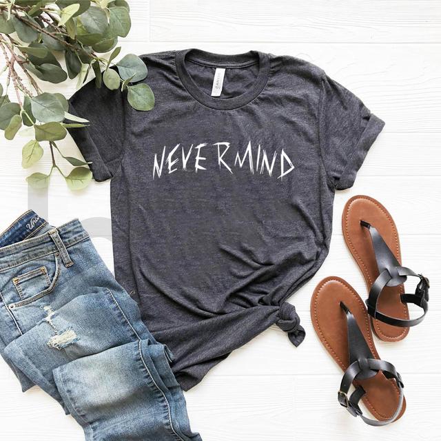 Jimin Nevermind Tattoo T Shirt Frauen lustige Yoongi Vintage T-Shirt Sommer Kurzarm koreanische Mode Kpop Shirt Top Grafik T-Shirt XXL dunkelgrau