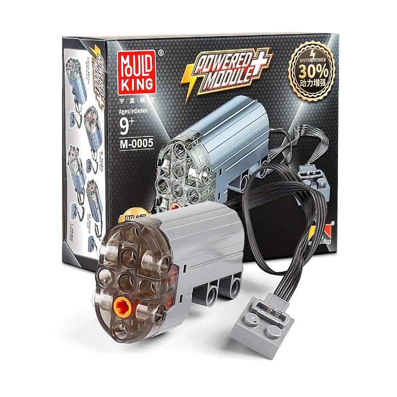 MOULD KÖNIG Auto MOC Technische Bausteine Fernbedienung Zug Auto Motor High Speed L Motor M XL Servo Motor Steering servo motor