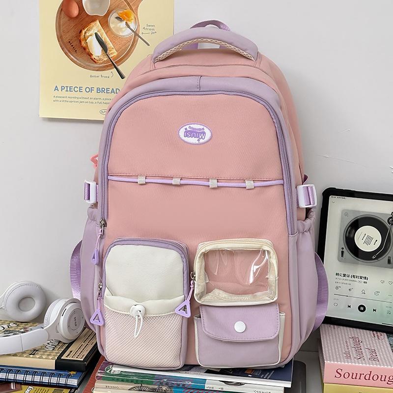 Kinder Schultaschen Grundschüler Mädchen Junior High School Schüler High School College High School Schüler Schmutzabweisender Rucksack