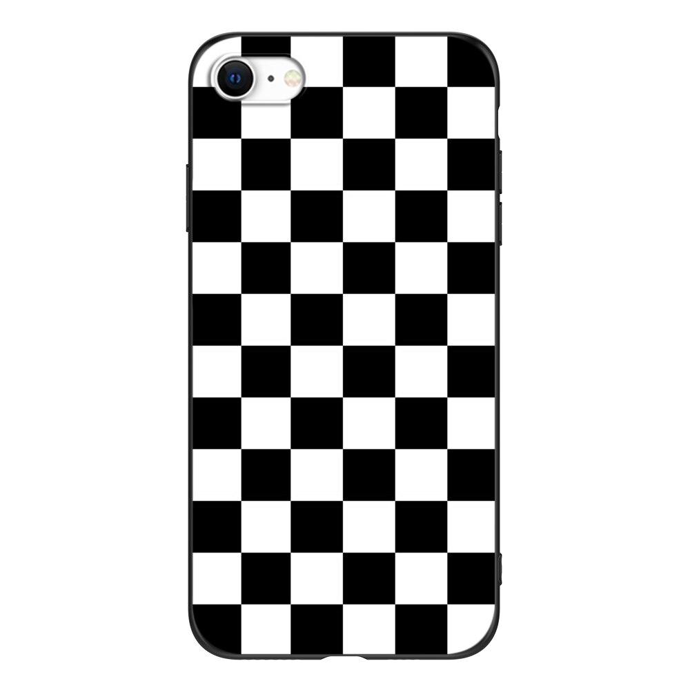 Für iPhone 7 8 SE 2020 SE3 Hülle Silikonhülle Für Apple iPhone 7 8 plus Funda coque Bumper Malerei Schwarz TPU Hülle Niedlich Lustig iphone 8 PLUS
