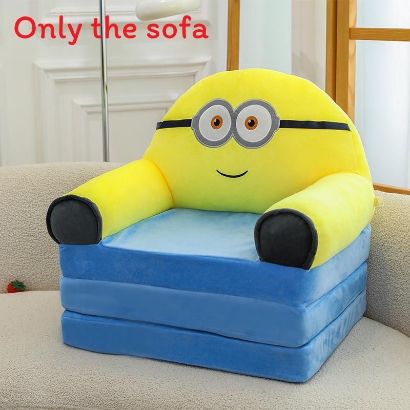 Stitch Cartoon Faltbares Babysofabett Für Kinder Kinderzimmer Lese-Spielbereich Minions