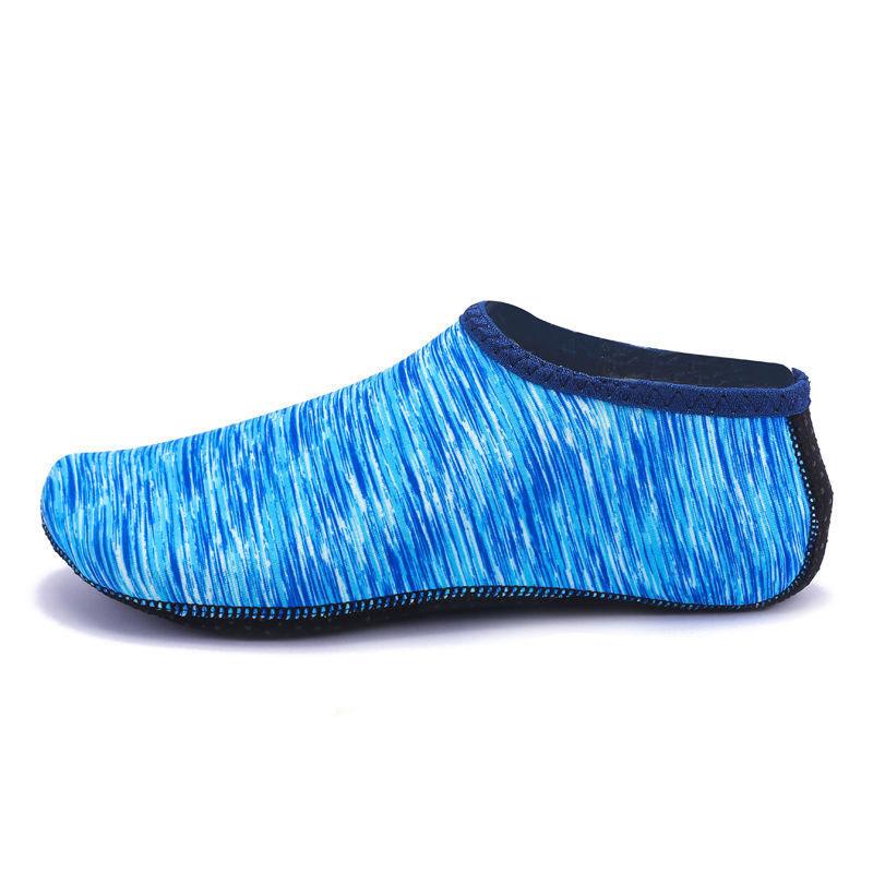 Unisex Wasserschuhe Schwimmen Tauchen Socken Sommer Aqua Strand Sandale Flachschuh Meer rutschfeste Sneaker Socken Slipper für Männer Frauen 3XS(22-25)