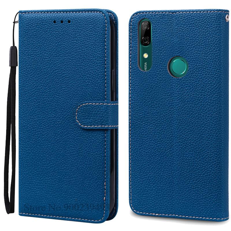 Für Huawei P Smart Z Fall PSmart Z STK-LX1 Leder Brieftasche Buch Abdeckung Telefon Fall Für Huawei P Smart Z Telefon fall Coque Fundas For Huawei P Smart Z navy blau