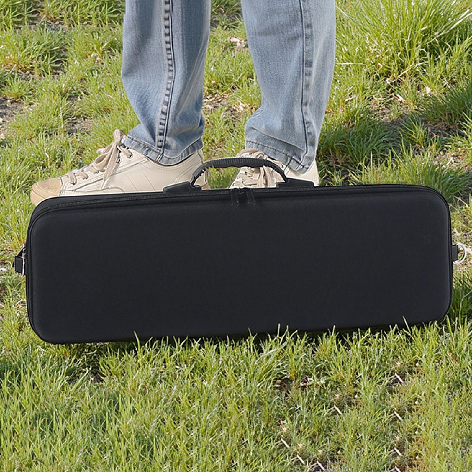 EVA Angelruten-Tragekoffer Groß Hartschale Reise-Organizer mit Schaumstoff-Innenleben 52x19x9cm