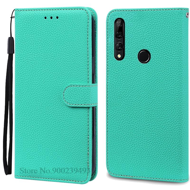 Hülle für Honor 9X Hülle Brieftasche Leder Klapphülle für Huawei Honor 9X Hülle Weiche Silikon Buchhülle Coque Fundas 9X(With Fingerprint) himmelblaue