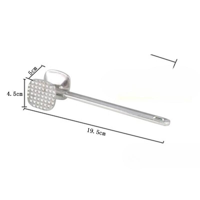 1 Stück Küchenhelfer Multifunktions Fleischhammer Zwei Seiten Lockere Zartmacher Tragbare Steak Schweinefleisch Werkzeuge Aluminiumlegierung gray