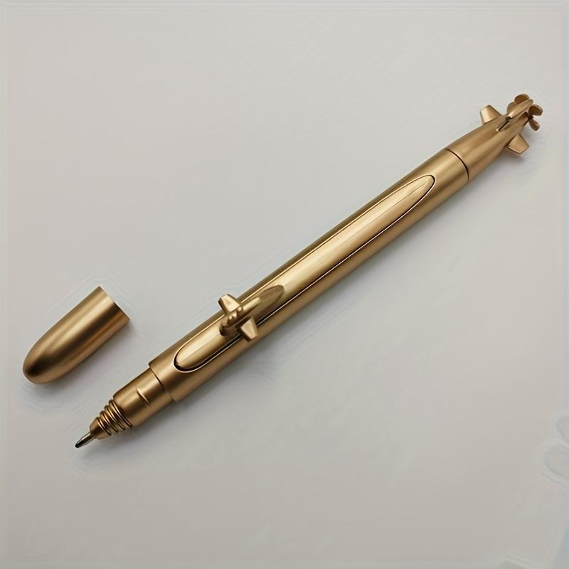 1 Stück Goldene Silberne Simulierte Atom-U-Boot Modell Stifte, Simulierte U-Boot-förmige Kugelschreiber Geschenke 1pc goldgelb