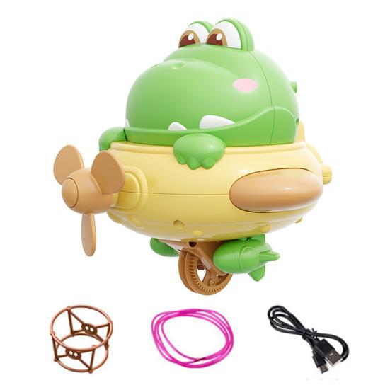 Dinosaurier Einrad Spielzeug Seiltanz Automatischer Kreisel Balance Dino Spielzeug Pädagogisch Elektrischer Dinosaurier Tumbler Kreisel Spielzeug Kleinkind Jungen Mädchen Geschenk grün