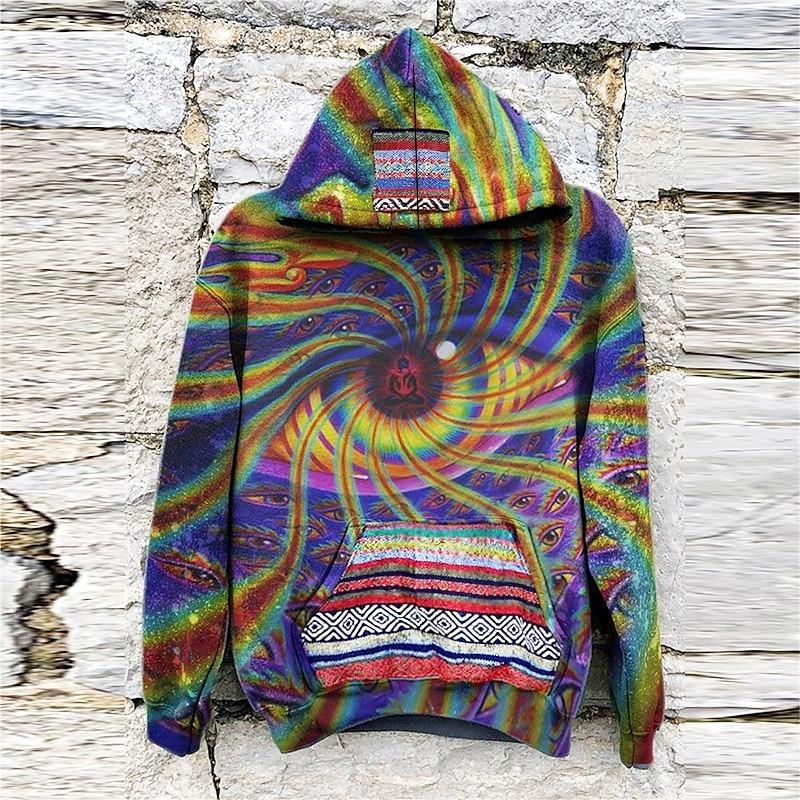 Vintage Engelsflügel Print Kapuzenpullover Mode Herren Übergröße Langarm Pullover Freizeit Damen Kapuzenpullover Sweatshirt Kleidung 6XL brown