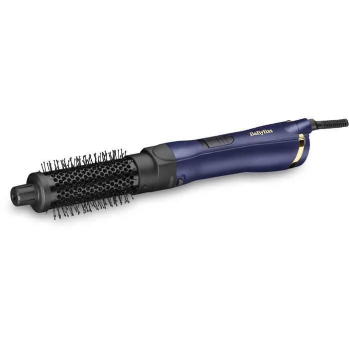 BaByliss - AS84PE - Warmluftbürste Midnight Luxe für ein natürliches Styling und Glätten blau