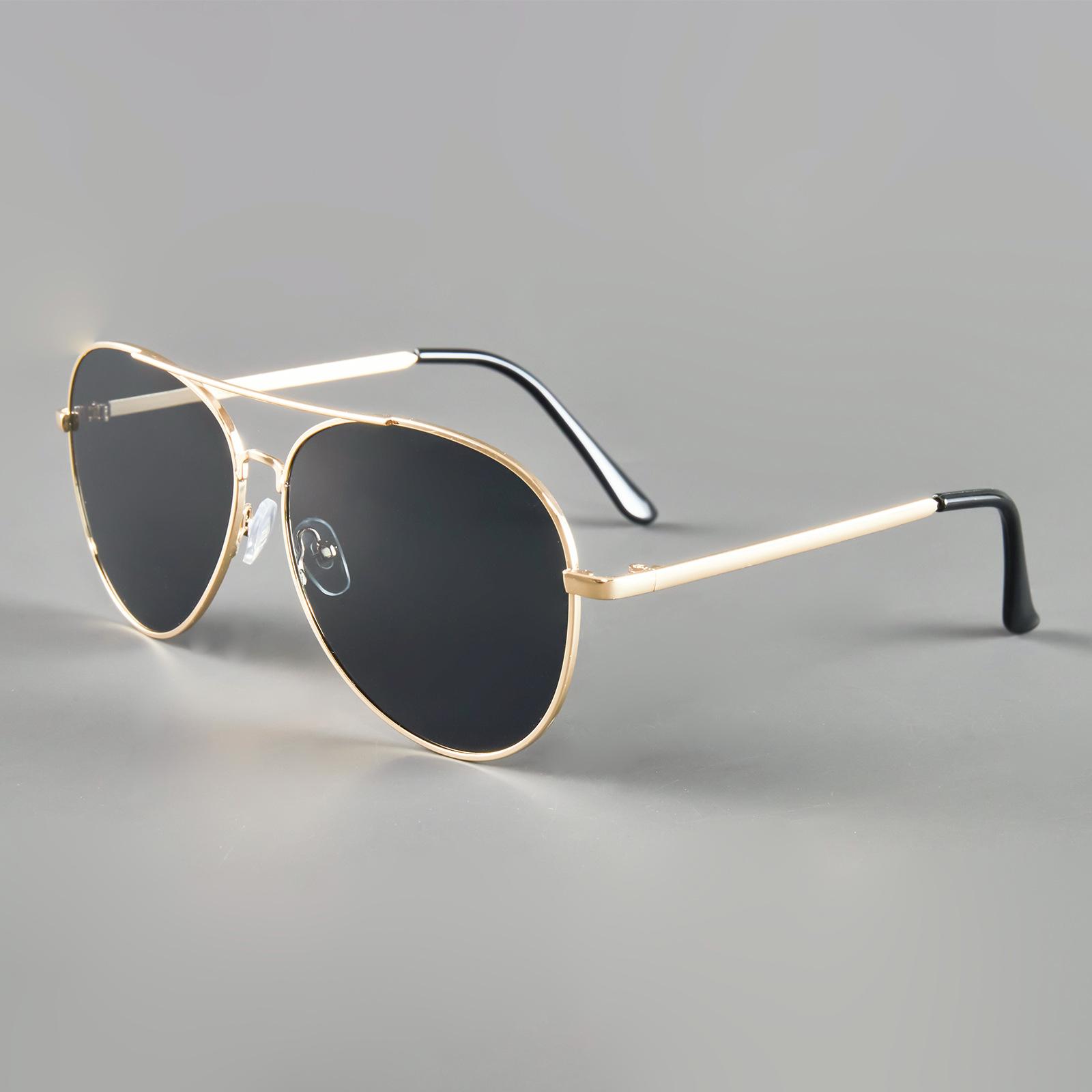Metall Ovaler Rahmen Polarisierte Myopie Brille, Unisex Anti Blaulicht UV400 Outdoor Brille, Dioptrien 0 Bis -4.0 Weihnachtsgeschenk 0