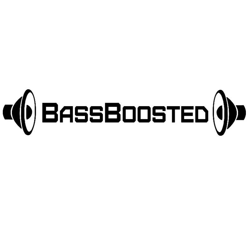 CS-692 # Bass Boosted Auto Aufkleber Vinyl Aufkleber Für Auto Auto Aufkleber Styling Auto Dekoration 30*6 cm schwarz
