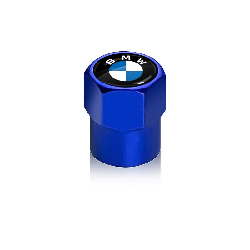 4 Stück M LOGO Auto Ventilkappenkappen Abdeckung Wasserdicht Autozubehör für BMW E53 E70 E71 E72 E83 X1 X2 X3 X4 X5 X6 X7 E84 F48 F49 F39 F25 BMW blau