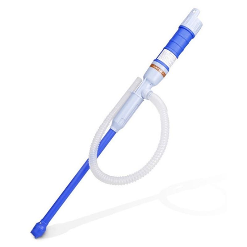 Elektrische Ölpumpe Siphon-Flüssigkeitstransferpumpe Handpumpe Batteriebetriebene Wasserwerkzeuge Tragbarer Auto-Siphon-Benzinkraftstoff blau