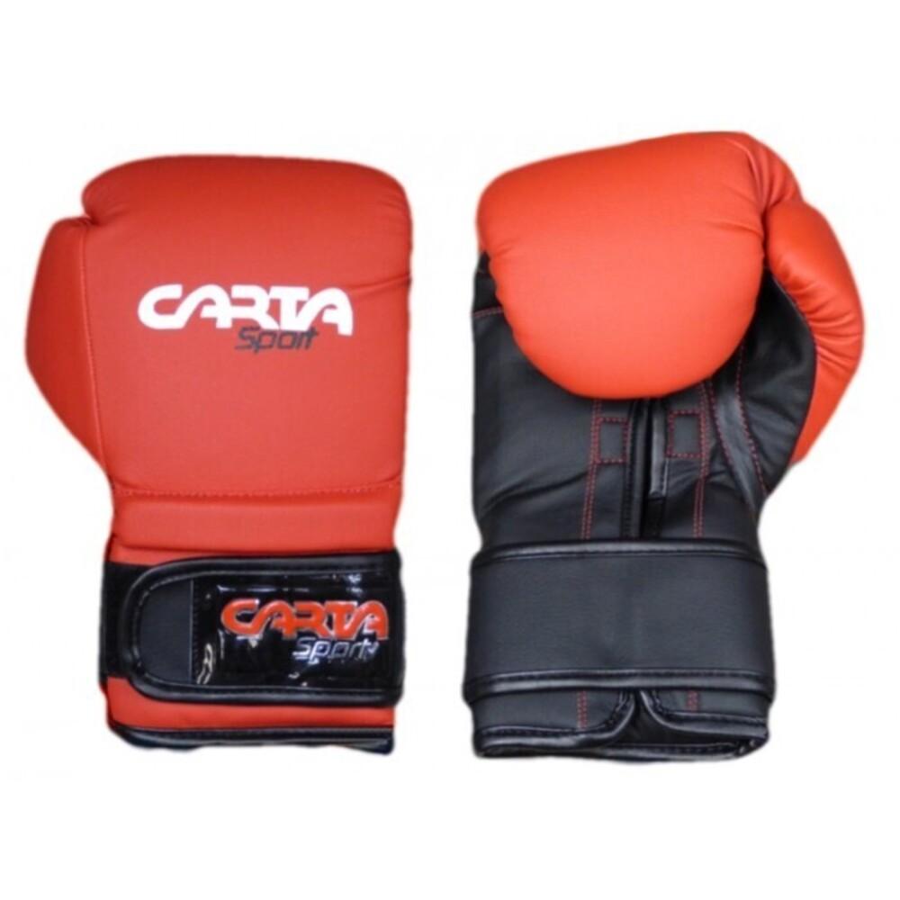 Carta Sport PU-Boxhandschuhe 10oz schwarz/rot