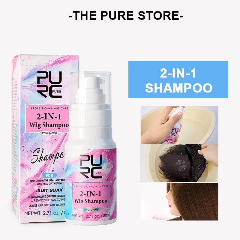 PURC Perücken Glättungsspray, Leave-In-Reparatur, trockene Verfilzungen, Kokosnussöl, verhindert Frizz, glänzende Behandlung, Perücken-Haarpflegeprodukte rosa