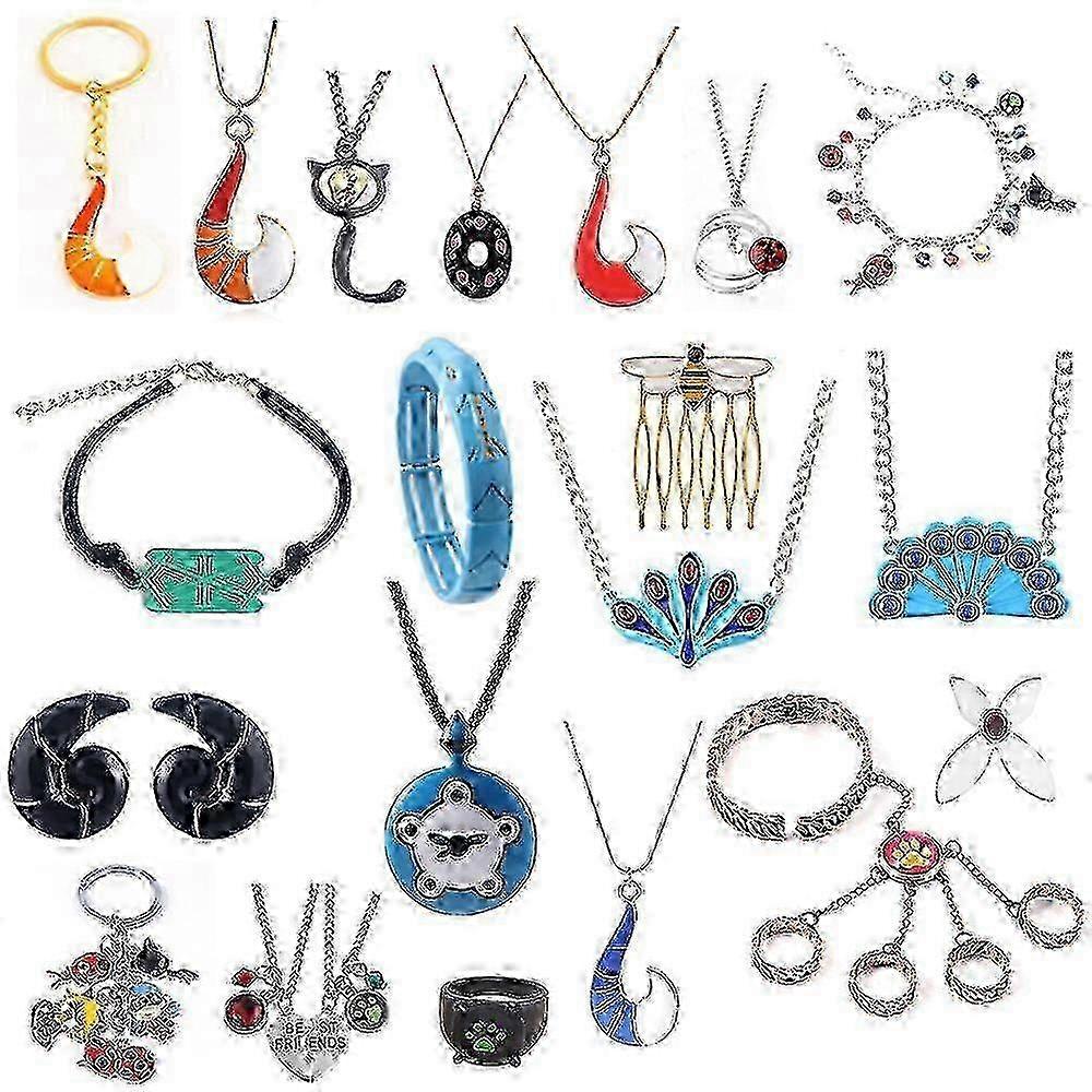 Mädchen Dame Schmuck Pfau Halskette Anhänger Schlange Armband Geschichten Cosplay Schmuck Zubehör Frau Mann Geschenke Anime Schmuck 9