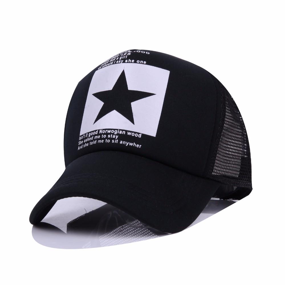Super Big Stars Mütze Hut Baseball Snapcap Snapback Caps Männer Frauen HipHop Sport Hüte Gorras Hut Mütze schwarz/weiß