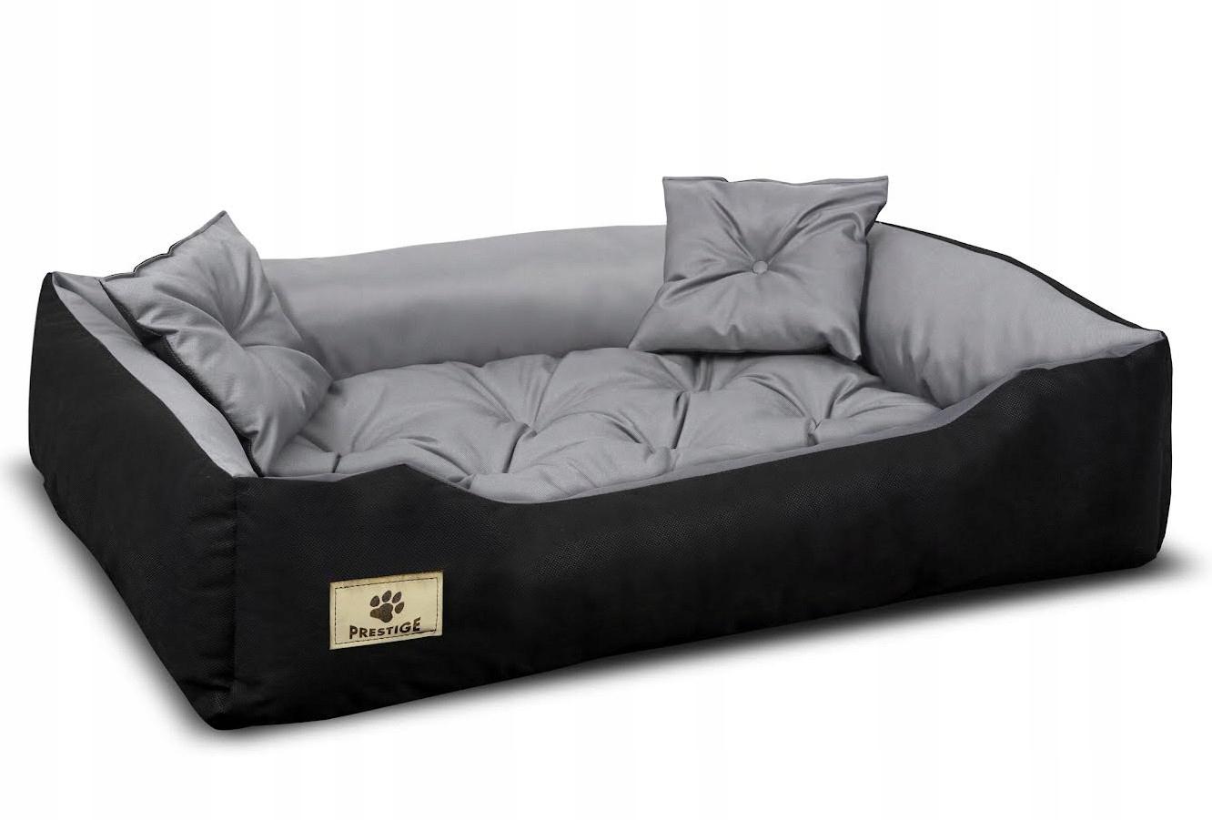 Wasserdichtes und strapazierfähiges Hundebett PRESTIGE, S M L XL XXL S - 55/45 schlachtschiff grau