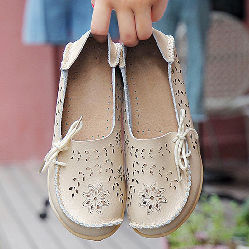 Damen Flache Schuhe Mode Damen Freizeitschuhe Atmungsaktive Damen Loafer Flacher Komfort Mama Schuhe Damen 43 beige