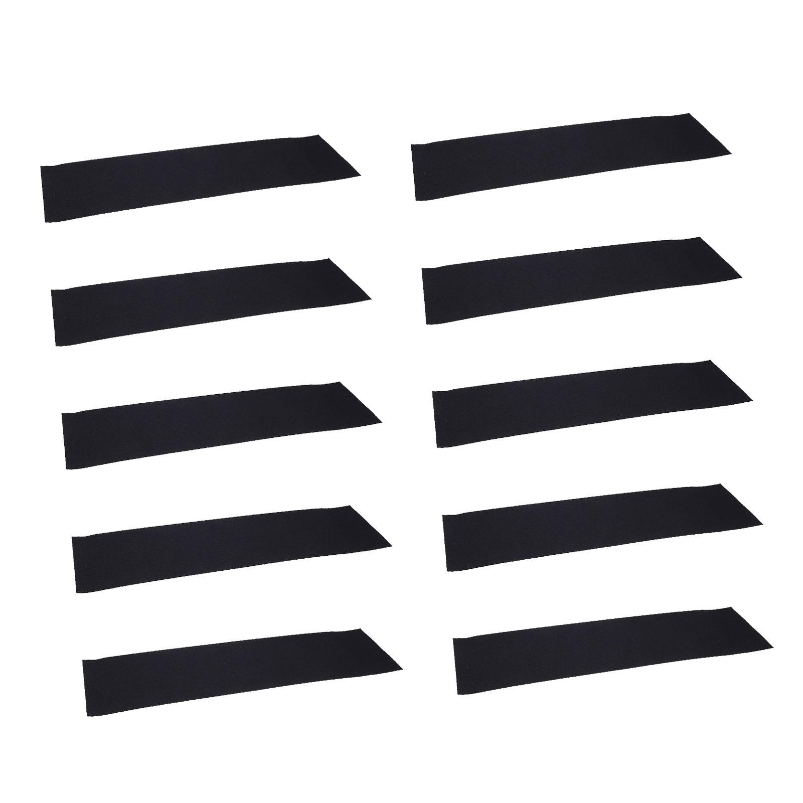 10 Blatt Skateboard Griptape Rutschfestes Skateboard Grip Tape Blatt für Roller Longboard 81cm für