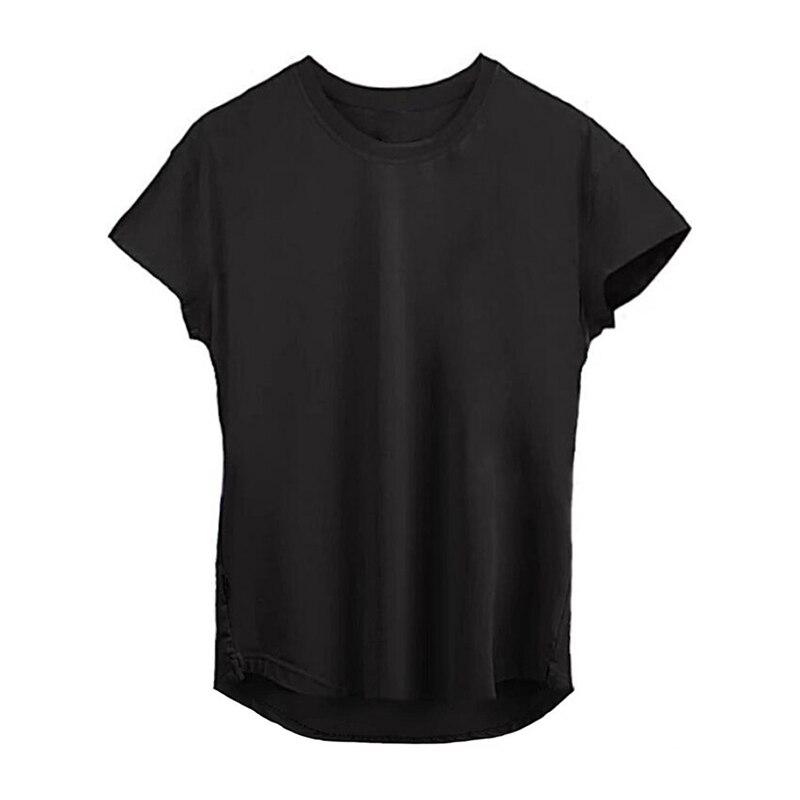 Muscleguys Herren-T-Shirt mit modischem Aufdruck, schmale Passform, Baumwolle, Fitness-Kleidung, O-Ausschnitt, kurze Ärmel, Tops, Herren, Fitnessstudio, Bodybuilding, Muscleguy-T-Shirt L schwarz